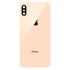 Задня кришка для iPhone XS (Gold) (Original PRC) зі склом камери