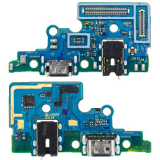 Нижняя плата для Samsung A705 Galaxy A70 (2019) с разъемом зарядки и микрофоном (Original)