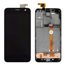 Дисплей для Alcatel 6012D Idol Mini с тачскрином (Black) в рамке