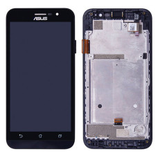 Дисплей для Asus ZenFone Go (ZB500KG) с тачскрином в рамке (Black)