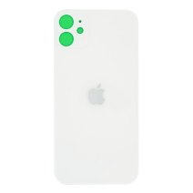 Задняя крышка для Apple iPhone 11 (White) (Большое отверстие)