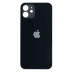 Задня кришка для iPhone 12 (Black) (Більший отвір)