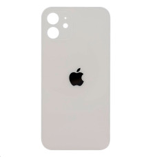 Задня кришка для iPhone 12 (White) (Більший отвір)