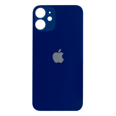 Задняя крышка для iPhone 12 mini (Blue) (Большое отверстие)