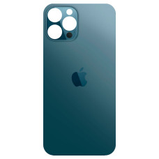Задня кришка для Apple iPhone 12 Pro Max (Blue) (Більший отвір)