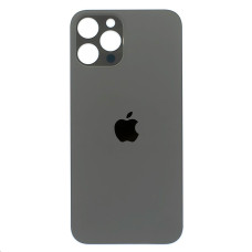 Задня кришка для iPhone 12 Pro Max (Grey) (Більший отвір)