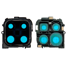 Стекло камеры для Xiaomi Redmi Note 9 Pro в рамке для версии Tropical green