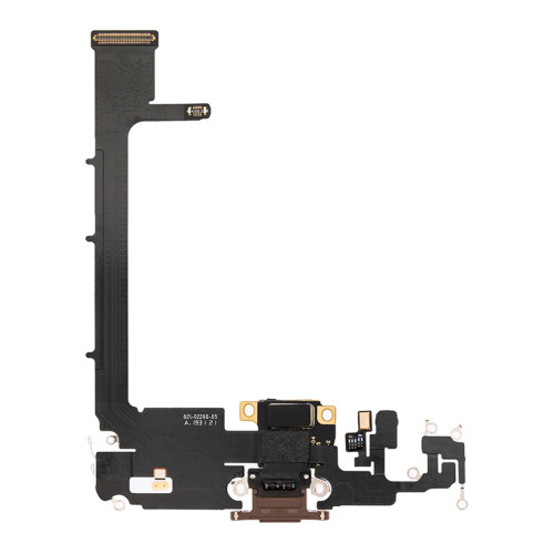 Шлейф для iPhone 11 Pro Max з роз’ємом зарядки (Gold) (Original)
