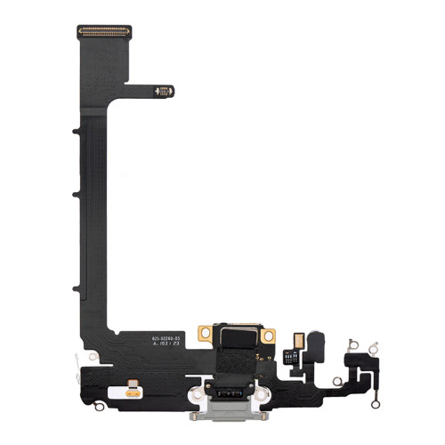 Шлейф для iPhone 11 Pro Max с разъемом зарядки (Silver) Original