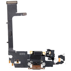 Шлейф для Apple iPhone 11 Pro з роз’ємом зарядки (Gold) (Original)