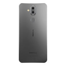 Задняя крышка для Nokia 8.1 (Iron) (Original) со сканером отпечатков пальцев