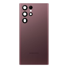 Задня кришка для Samsung S908 Galaxy S22 Ultra (Burgundy) (Original PRC)