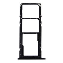 Держатель SIM-карты и карты памяти для Samsung A015 Galaxy A01 (2020) (версия на 2×SIM) (Black)