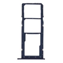 Держатель SIM-карты и карты памяти для Samsung A015 Galaxy A01 (2020) (версия на 2×SIM) (Blue)