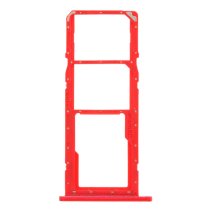 Держатель SIM-карты и карты памяти для Samsung A015 Galaxy A01 (2020) (версия на 2×SIM) (Red)