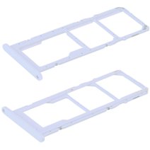 Держатель SIM-карты и карты памяти для Samsung A025 Galaxy A02s (2021) (версия на 2×SIM) (White)