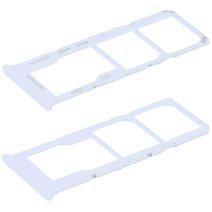 Держатель SIM-карты и карты памяти для Samsung A125 Galaxy A12 (2020) (версия на 2×SIM) (White)