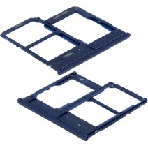 Тримач SIM-карти та карти пам’яті для Samsung A202 Galaxy A20e (2019) (2×SIM, карта пам’яті) (Blue)