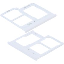 Тримач SIM-карти та карти пам’яті для Samsung A202 Galaxy A20e (2019) (2×SIM, карта пам’яті) (White)