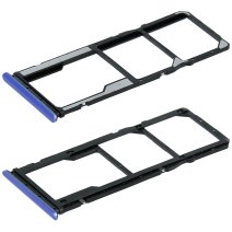 Держатель SIM-карты для Poco M3 (версия на 2×SIM) (Blue)