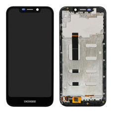 Дисплей для Doogee X70 з тачскріном в рамці (Black)