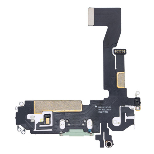 Шлейф для iPhone 12 с разъемом зарядки (Green)