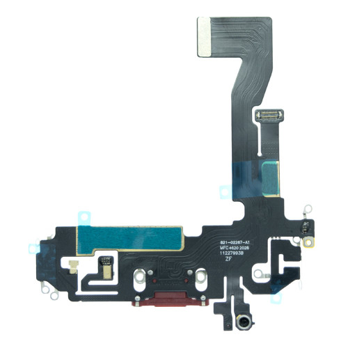 Шлейф для iPhone 12 с разъемом зарядки (Red)