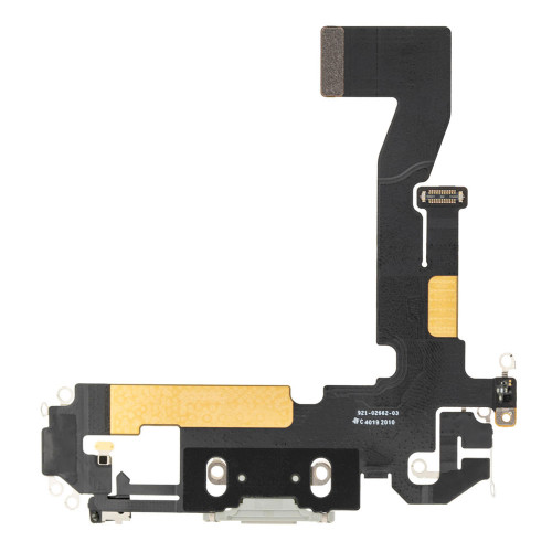 Шлейф для iPhone 12 с разъемом зарядки (White) (Original)