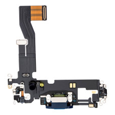 Шлейф для iPhone 12 Pro с разъемом зарядки (Blue) (Original)