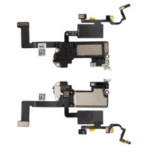 Шлейф для Apple iPhone 12 з датчиком освітленості, наближення, мікрофоном та слуховим динаміком (Original Used)