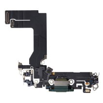 Шлейф для Apple iPhone 13 mini з роз’ємом зарядки (Green) (Original)