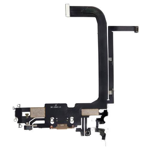 Шлейф для iPhone 13 Pro Max з роз’ємом зарядки (Gold)