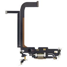 Шлейф для Apple iPhone 13 Pro Max з роз’ємом зарядки (Gold) (Original)
