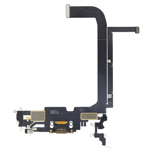 Шлейф для iPhone 13 Pro Max с разъемом зарядки (Gold) (Original)