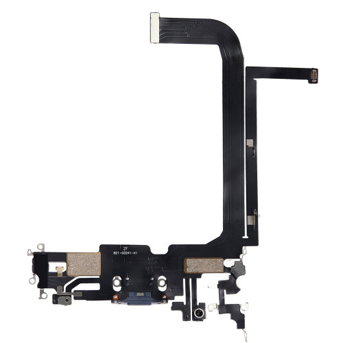 Шлейф для iPhone 13 Pro Max с разъемом зарядки (Sierra blue)