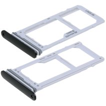 Тримач SIM-карти та карти пам’яті для Samsung G965 Galaxy S9 Plus (2×SIM або 1×SIM + карта пам’яті) (Black)