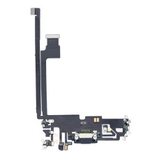 Шлейф для iPhone 12 Pro Max з роз’ємом зарядки (Blue)