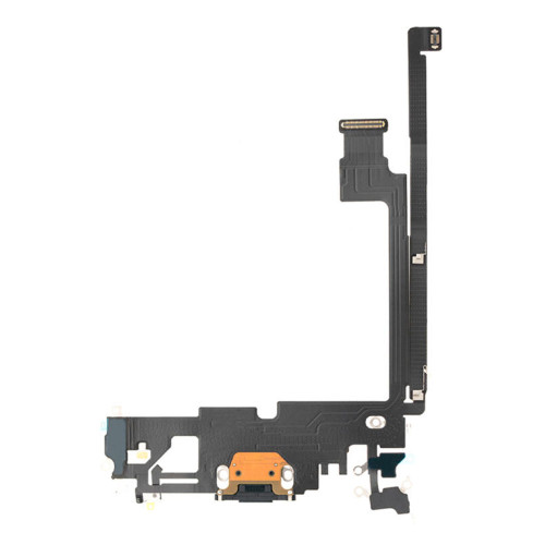 Шлейф для iPhone 12 Pro Max з роз’ємом зарядки (Blue) (Original)