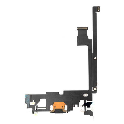 Шлейф для iPhone 12 Pro Max з роз’ємом зарядки (Graphite) (Original)