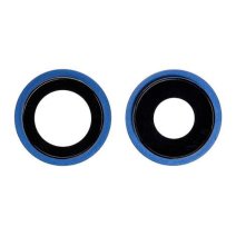 Стекло камеры для Apple iPhone 12 mini в рамке (Blue) (Original)