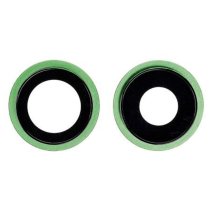 Скло камери для Apple iPhone 12 в рамці (Green) (Original)