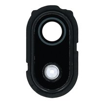 Стекло камеры для Xiaomi Redmi 7a в рамке (Black) (Original)