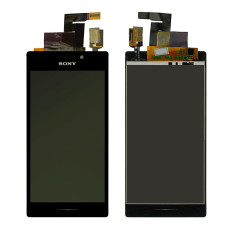 Дисплей для Sony D2303 Xperia M2 с тачскрином (Black) (Original PRC)