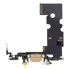 Шлейф для Apple iPhone 8 з роз’ємом зарядки (Gold) (Original)