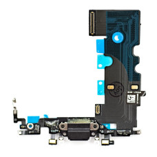 Шлейф для Apple iPhone SE (2nd gen) (2020) з роз’ємом зарядки (Black) (Original PRC)
