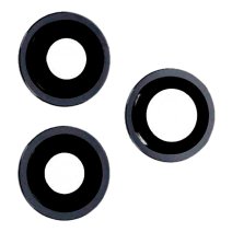 Скло камери для Apple iPhone 12 Pro в рамці (Black) (Original)