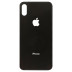 Задня кришка для iPhone XS (Black) (Стандартний отвір)