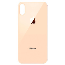 Задняя крышка для iPhone XS (Gold) (Большое отверстие)