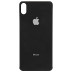 Задня кришка для iPhone XS Max (Black) (Більший отвір)