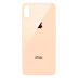 Задня кришка для iPhone XS Max (Gold) (Більший отвір)